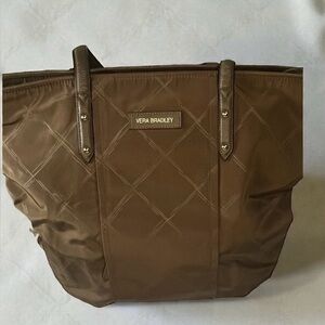 Vera Bradley Bronze color Tote Bag - neutral Classic, for everyday or travel Y2K